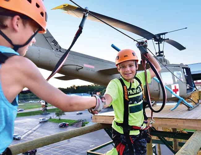 Bigfoot Ropes Course Helicopter Experience